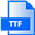 TTF File Extension Icon 32x32 png